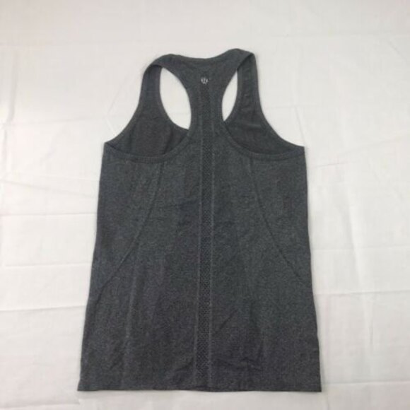 Lululemon Swiftly‎ Tech Run Racerback Heathered Gray Tank Top Shirt Size 6 - Picture 6 of 9